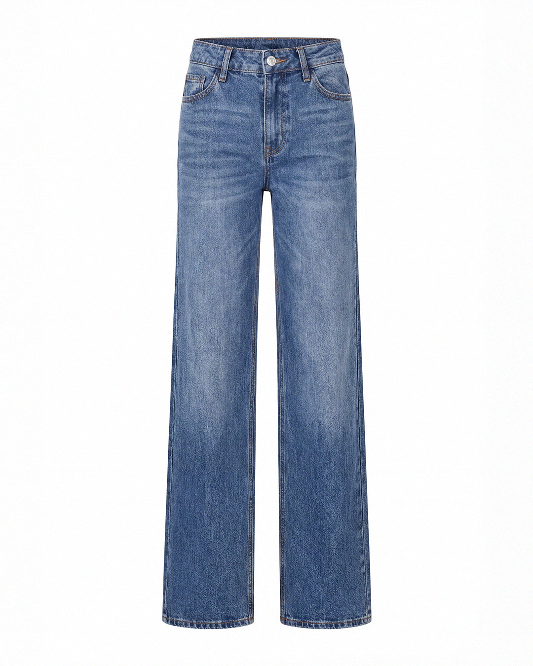 BBL Wide Leg Jeans Mid Rise